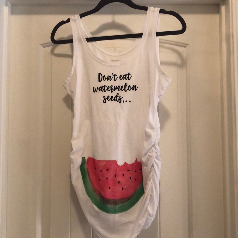 Motherhood maternity graphic tank